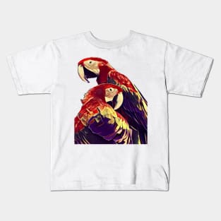 Scarlet Macaws Kids T-Shirt